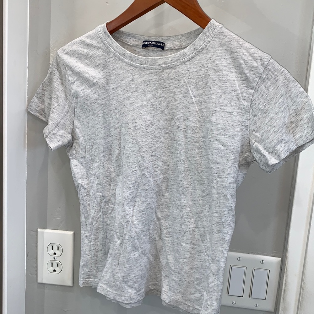 Gray Brandy Melville shirt